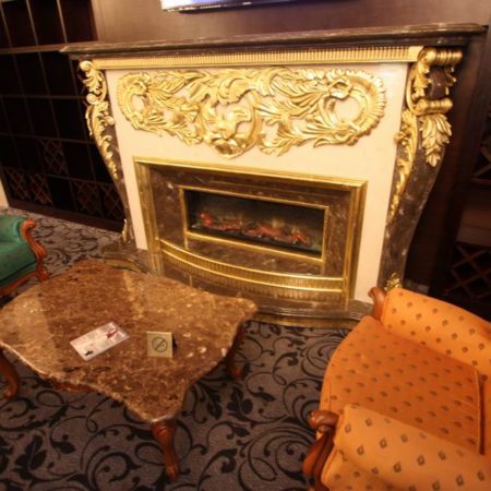 23.10.2013: There is a fireplace for the hotel lobby “RAMADA” Kazan