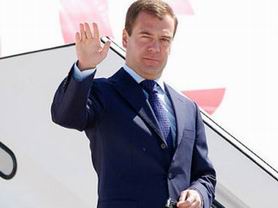 24.02.2015: Dmitry Medvedev opened a new airport terminal Kurumoch